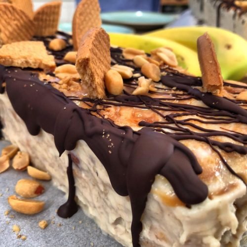 Παγωτό banoffee κρεμώδες και δροσερό, με αρώματα μπανάνας και καραμέλας