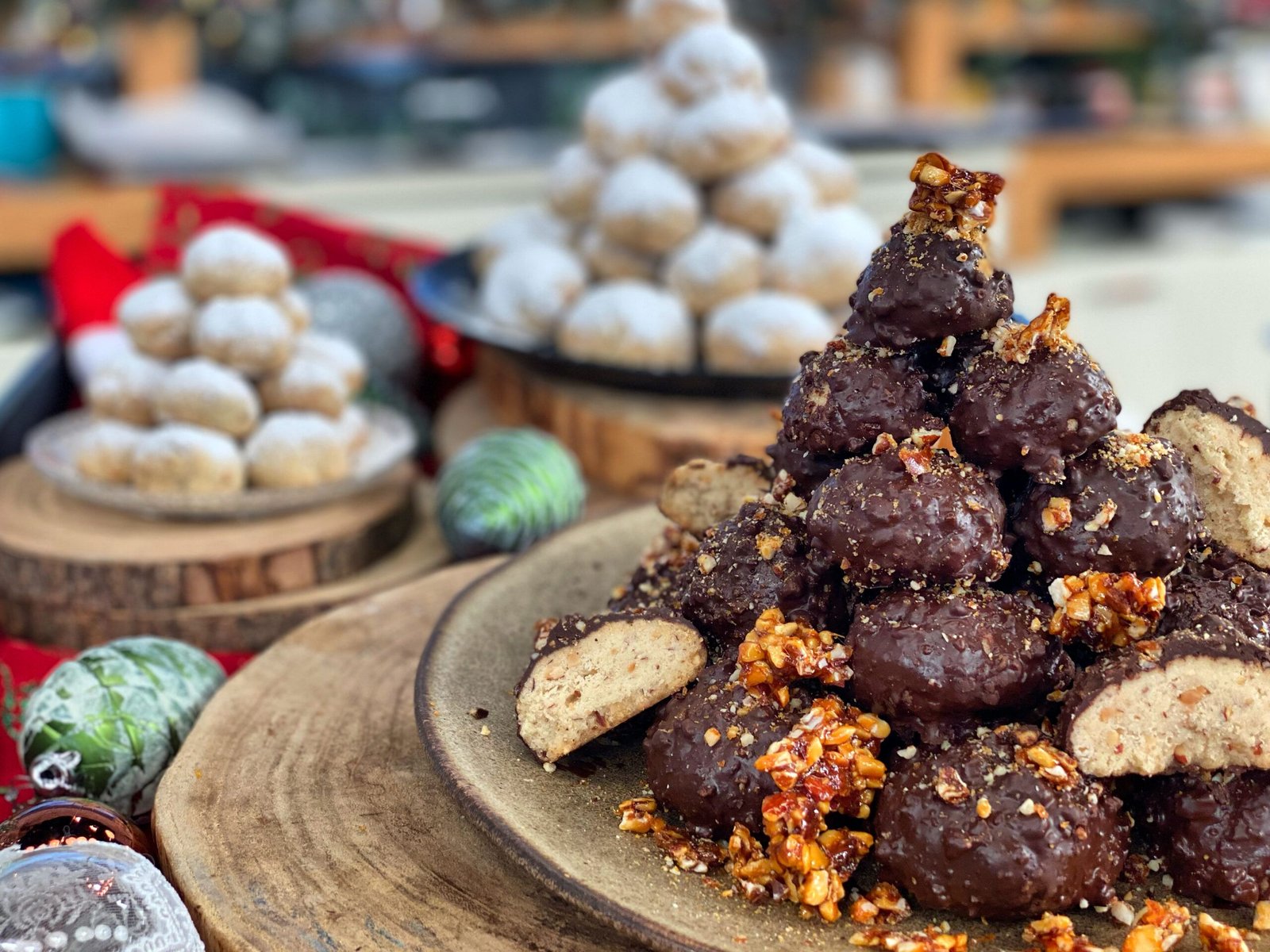 Μπισκότα με επικάλυψη σοκολάτας