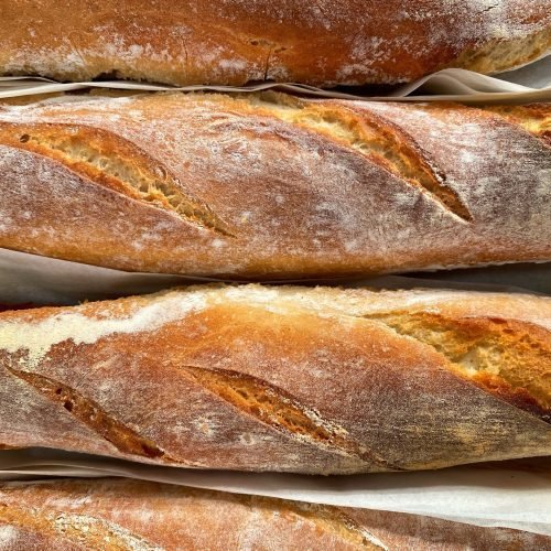 Τραγανές Γαλλικές Μπαγκέτες
