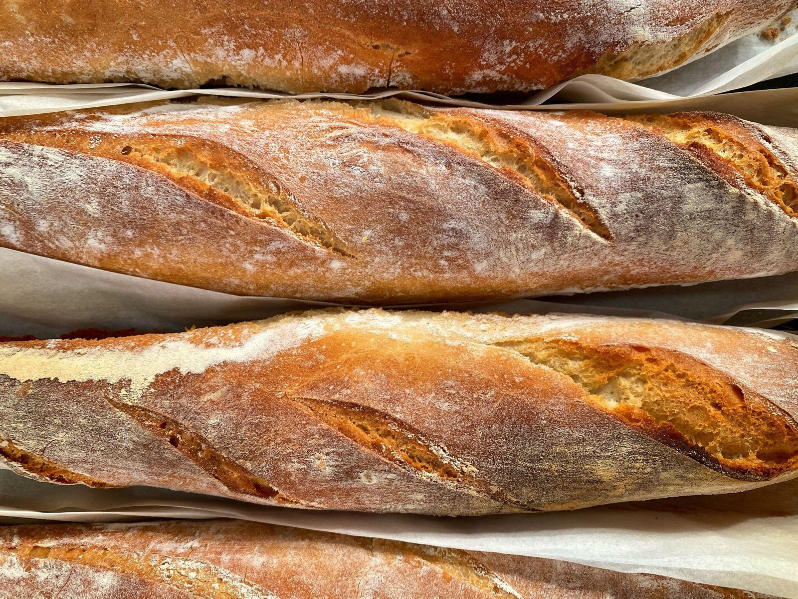 Τραγανές Γαλλικές Μπαγκέτες