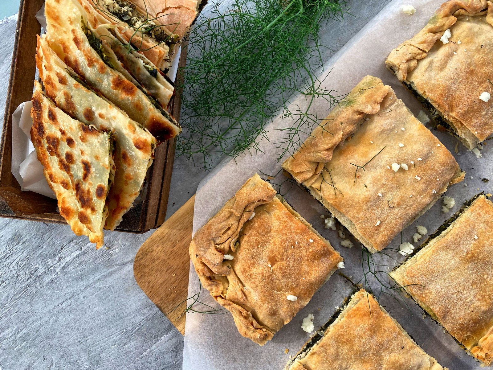 Αρωματική Μαραθόπιτα Tηγανιού ή Φούρνου Λάμπρος Βακιαρος