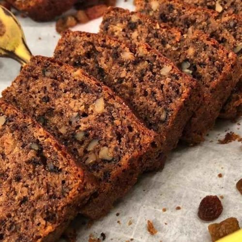 Banana Bread με ζουμερές μπανάνες
