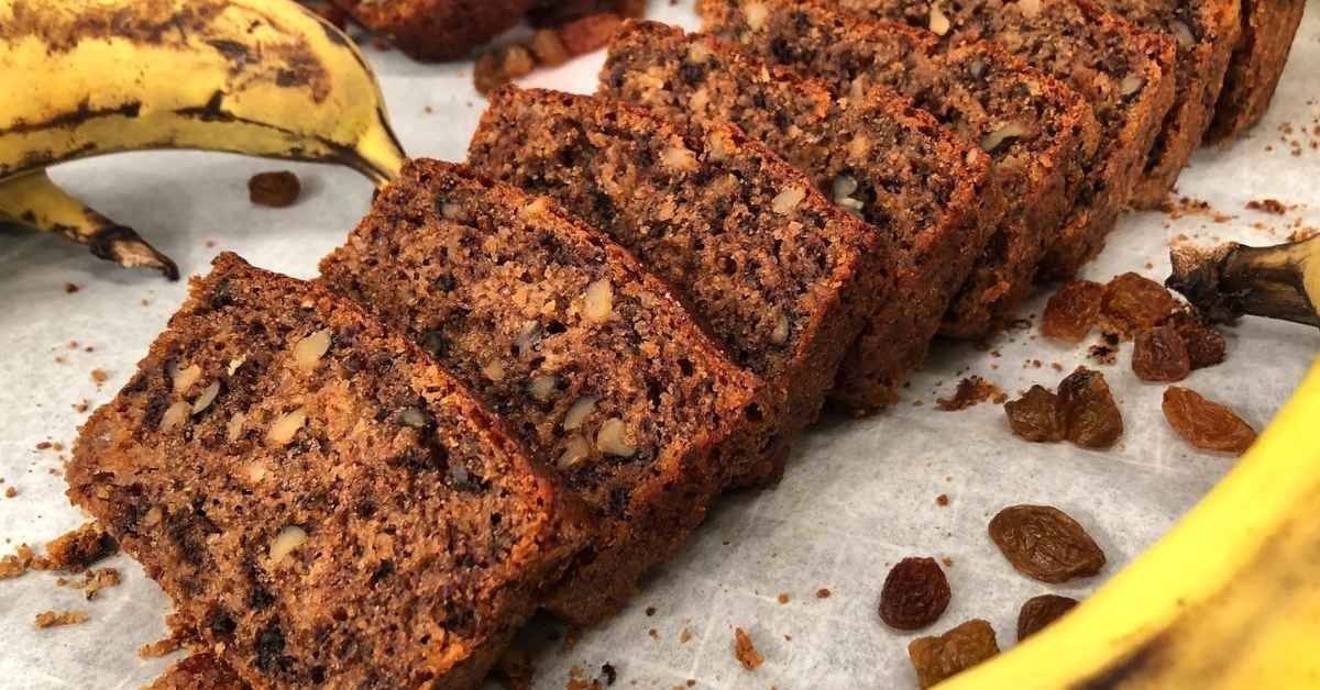 Banana Bread με ζουμερές μπανάνες