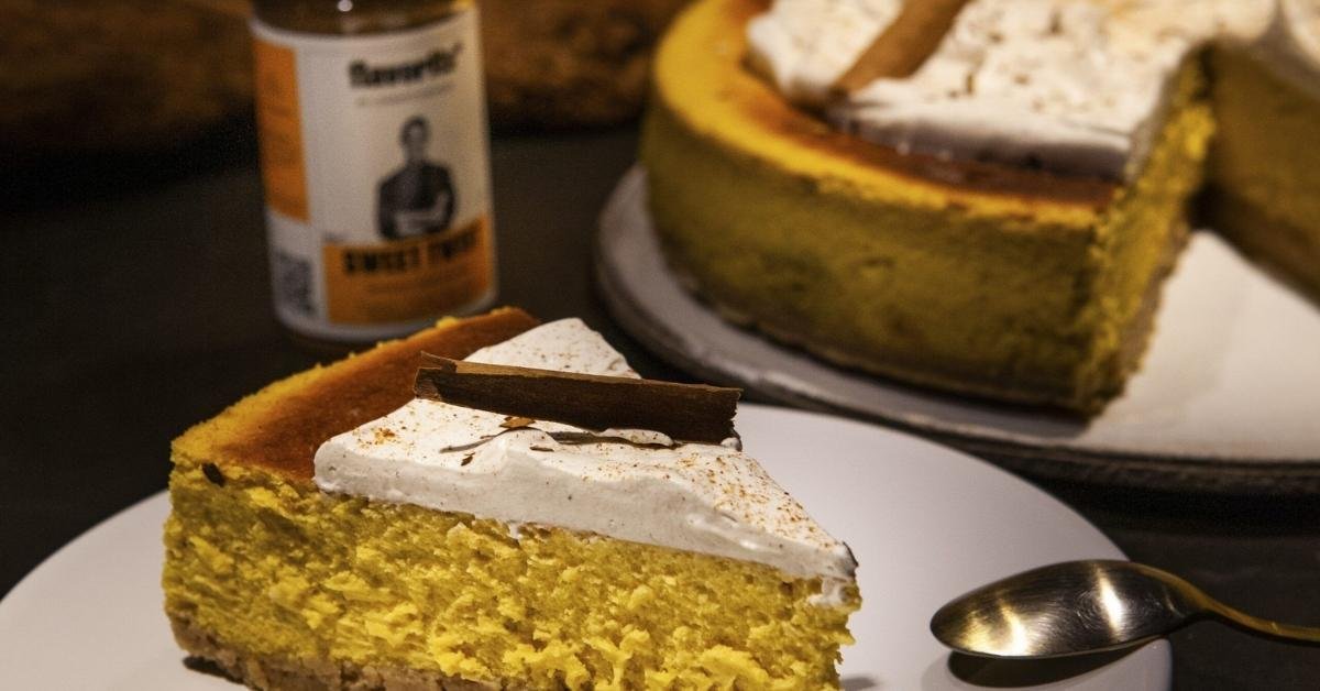 New York Cheesecake με Κολοκύθα και Μπαχαρικά | LAMBROS VAKIAROS New York Cheesecake με Κολοκύθα και Μπαχαρικά