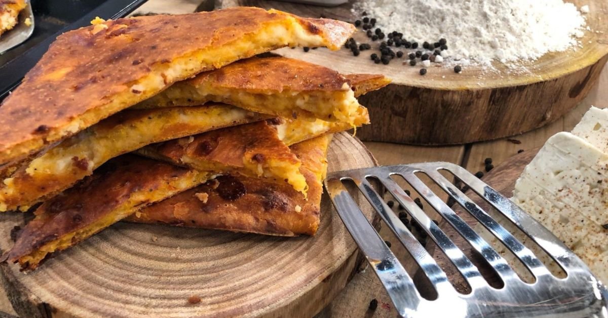 Μπατζίνα με συνταγή για κολοκυθόπιτα