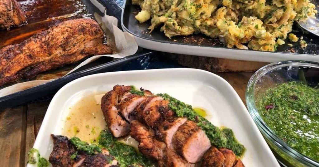 Πατατοσαλάτα με ψαρονέφρι στο πιάτο
