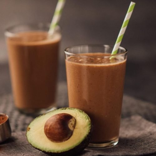 Σοκολατένιο Smoothie με Αβοκάντο και Σπόρους Chia