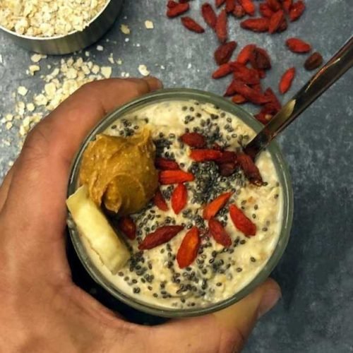 Συνταγή για overnight oats με βούτυρο