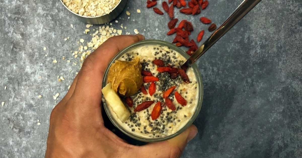 Συνταγή για overnight oats με βούτυρο
