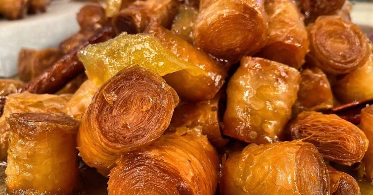 Υπερτραγανά κουρκουμπίνια με σιρόπι