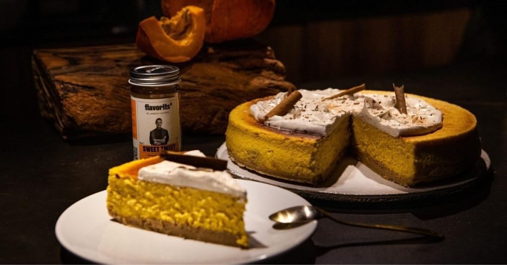 Φέτα cheesecake με κολοκύθα και μπαχαρικά