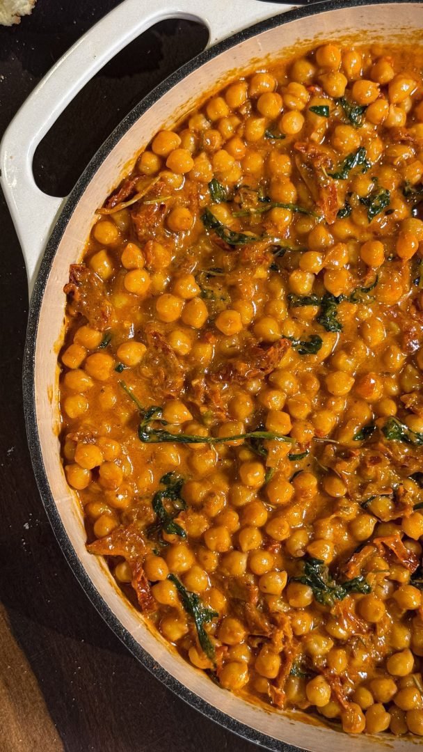 Κρεμώδη ρεβίθια τύπου "Marry Me"