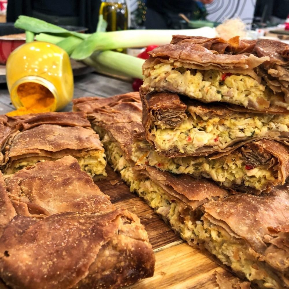 Κοτόπιτα με φύλλο ολικής