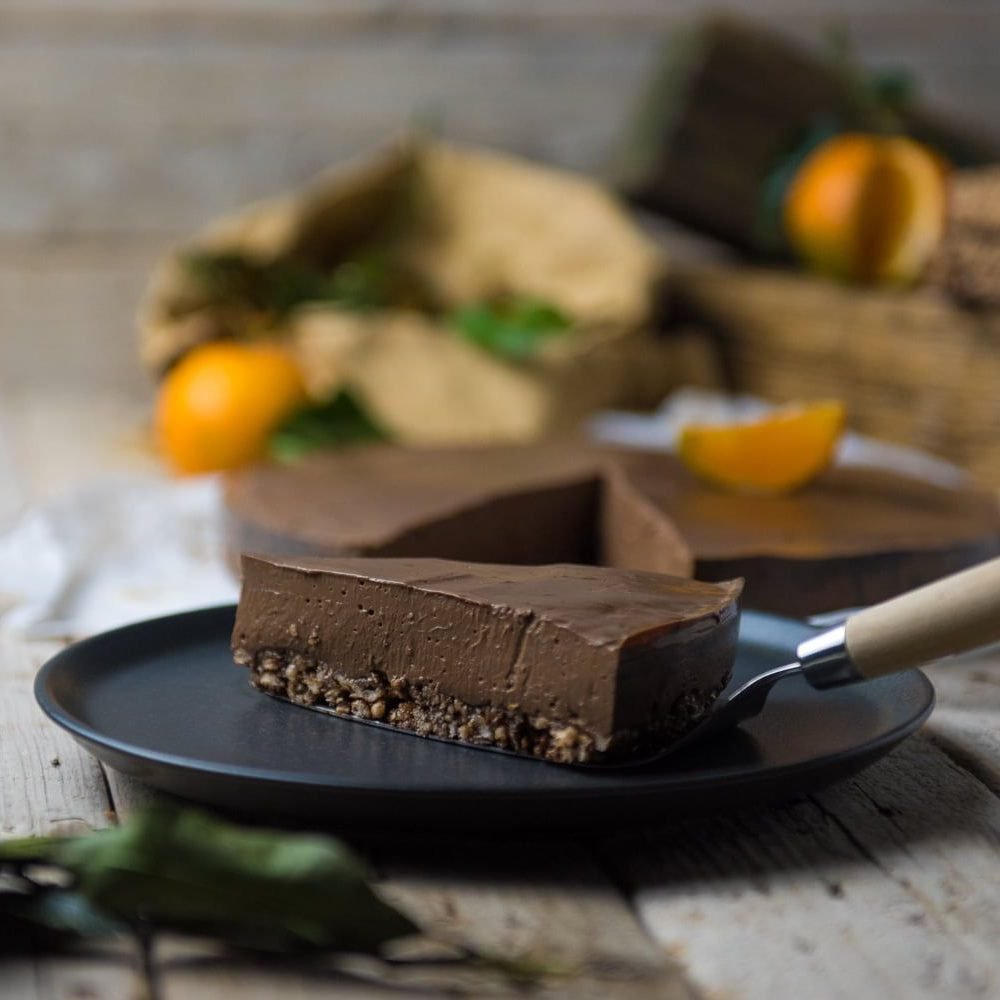 σοκολατόπιτα με άρωμα μανταρινιού