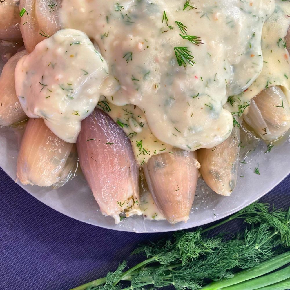 Κρεμμυδοντολμάδες με Κρέμα Λεμονιού | Λάμπρος Βακιάρος