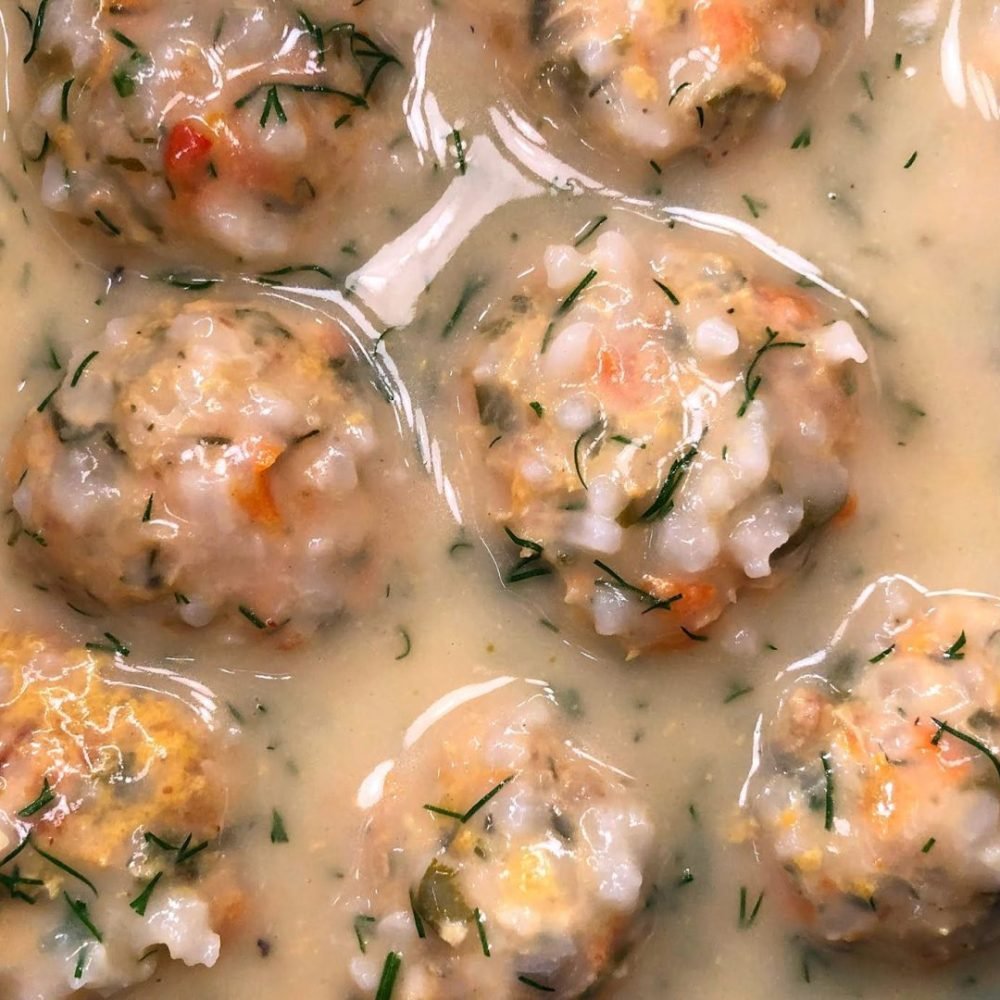 Γιουβαρλάκια Κοτόπουλου με λάιμ και κρέμα λεμονιού | Λάμπρος Βακιαρος