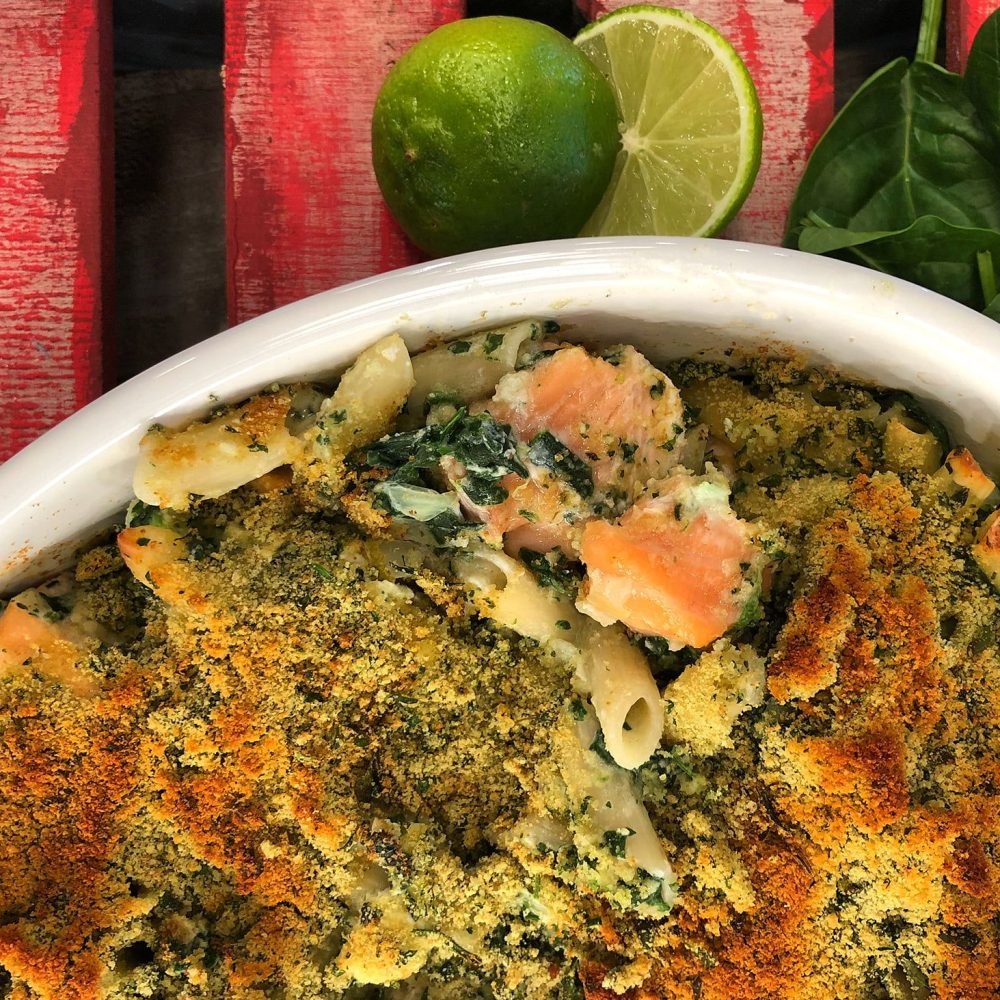 Ζυμαρικά με Σπανάκι Σολομό και τυρί κρέμα | Λάμπρος Βακιάρος