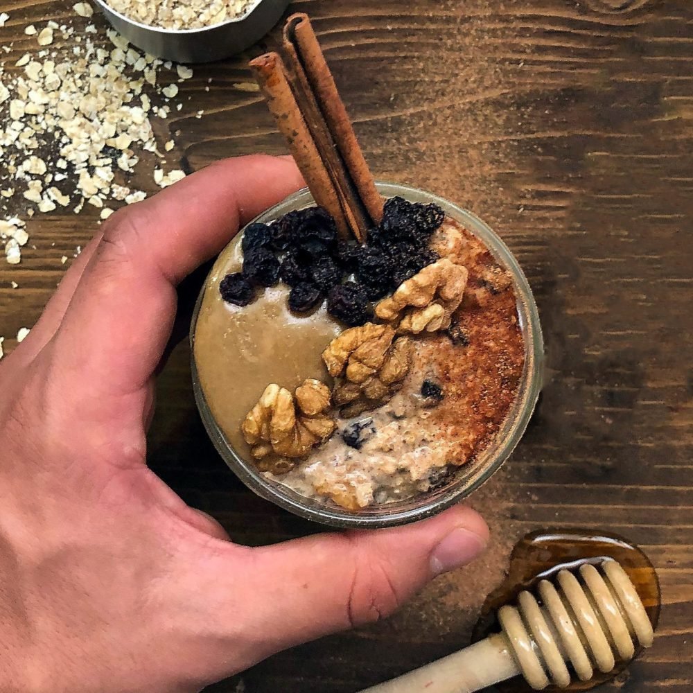 Overnight Oats με ταχίνι | Λάμπρος Βακιάρος