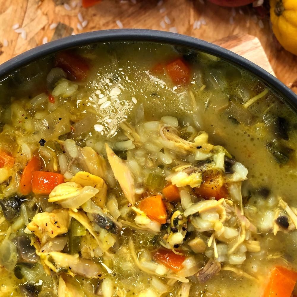 Θρεπτική Κοτόσουπα με Λαχανικά και Ρύζι | Λάμπρος Βακιάρος