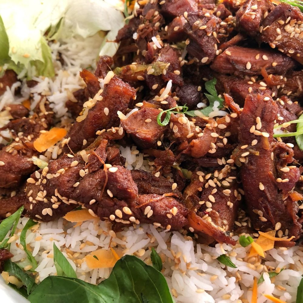 γλασαρισμένο χοιρινό