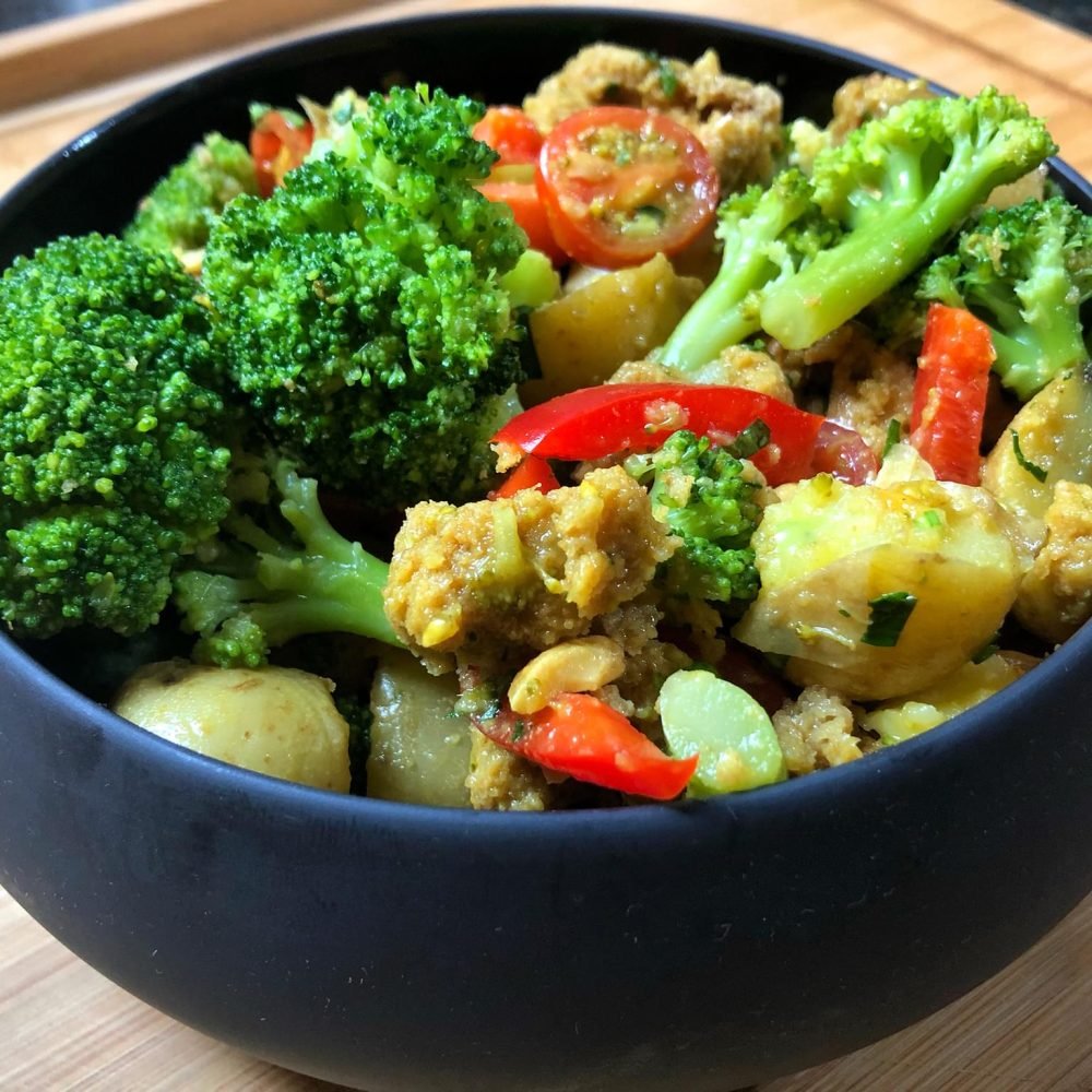 Ζεστή Σαλάτα Γεύμα με Μπρόκολο Λαχανικά και Βινεγκρετ Μελιού |Λάμπρος Βακιάρος