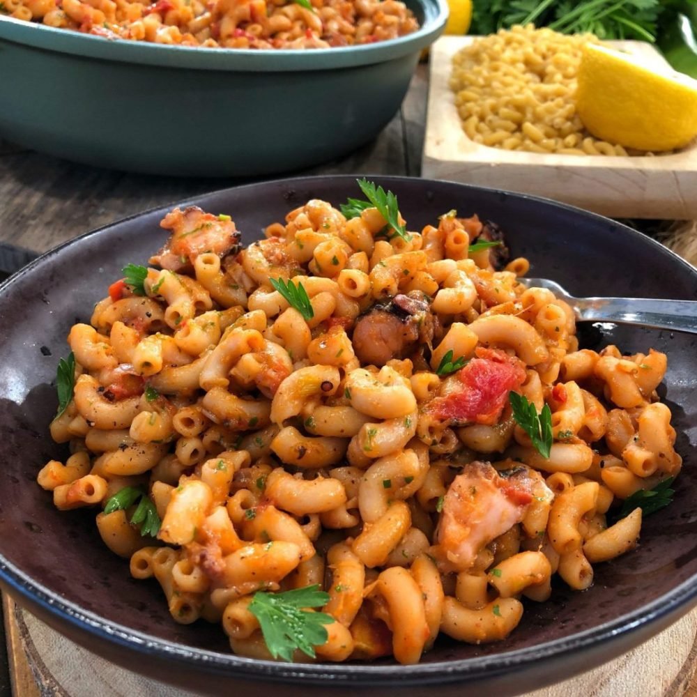 xtapodaki me kofto makroni