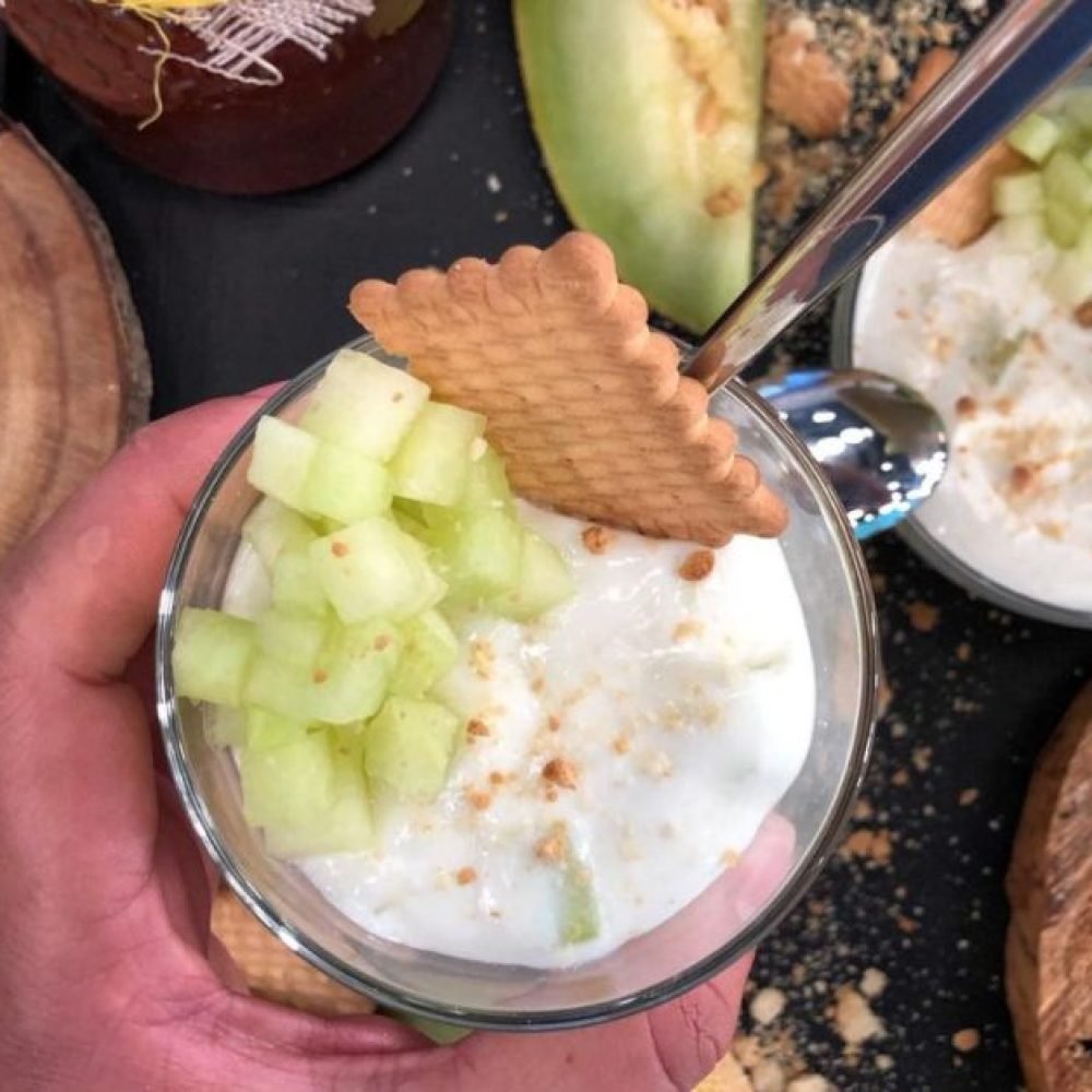 Δροσιστικό Γλυκό με Γιαούρτι και Πεπόνι