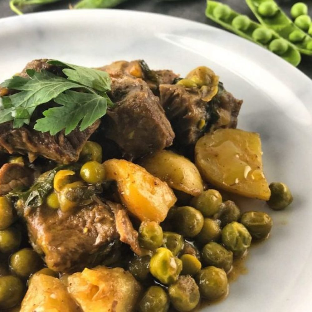 Μοσχάρι με Αρακά