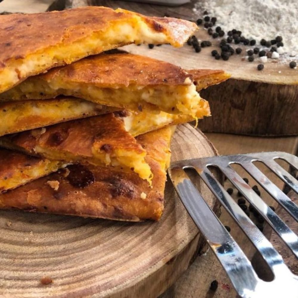 Μπατζίνα με συνταγή για κολοκυθόπιτα