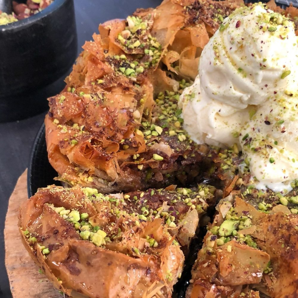 Τάρτα Μπακλαβάς με Παρφέ Βανίλιας | Λάμπρος Βακιάρος