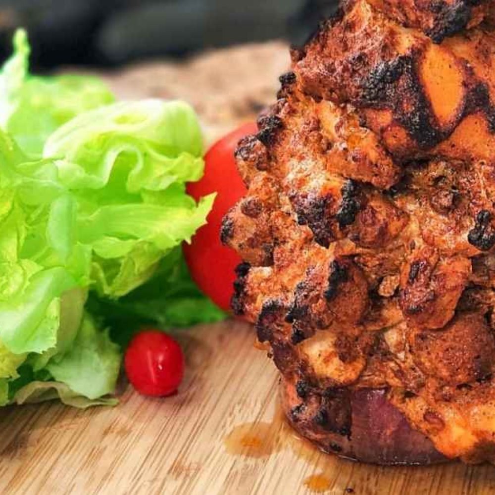 Πίτα με γύρο κοτόπουλου και τζατζίκι