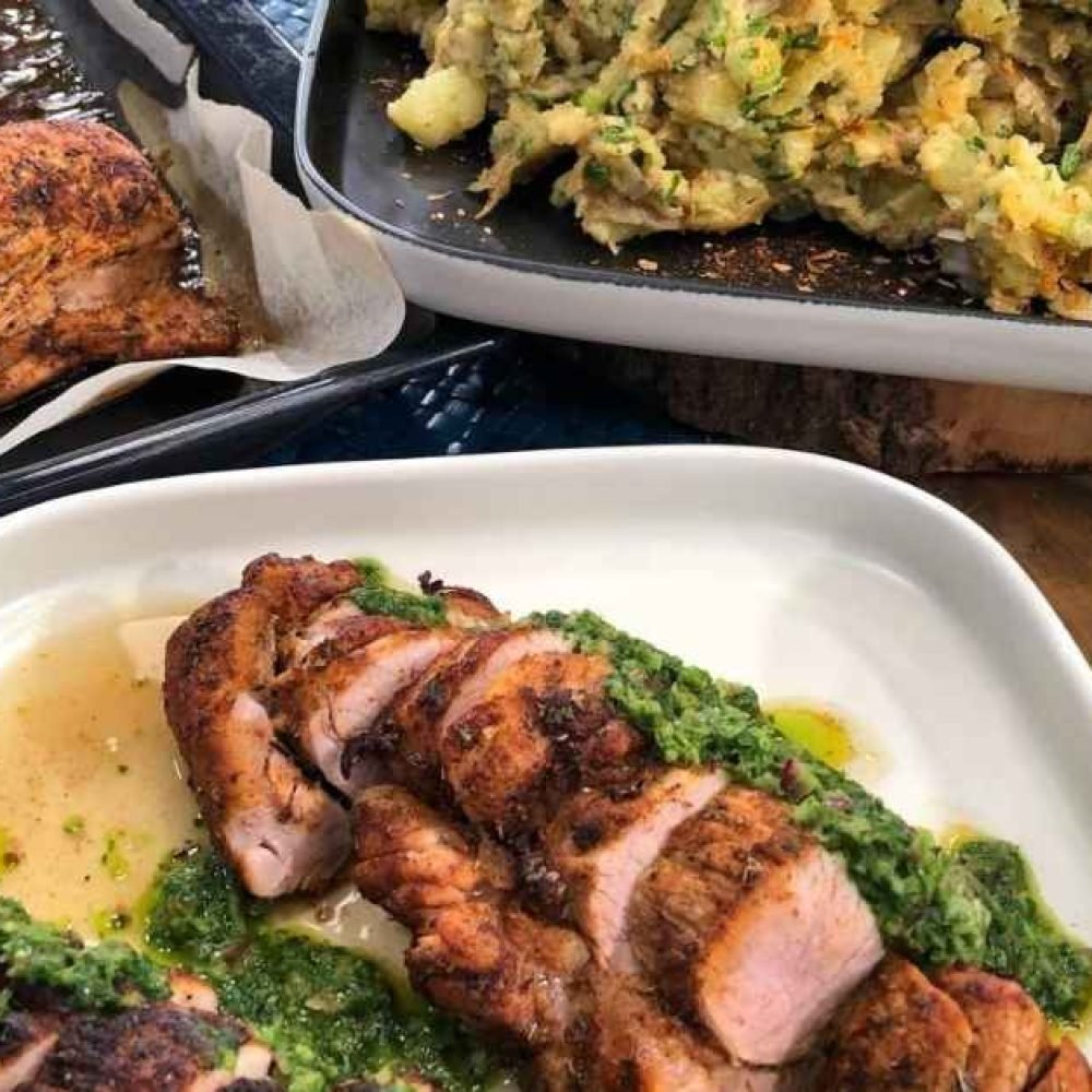 Πατατοσαλάτα με ψαρονέφρι στο πιάτο