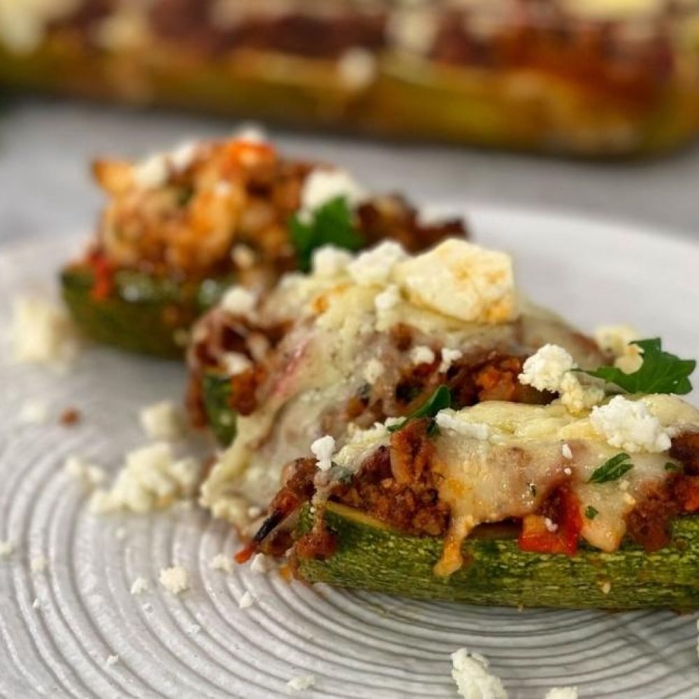 Σπιτικά κολοκυθάκια γεμιστά με κιμά