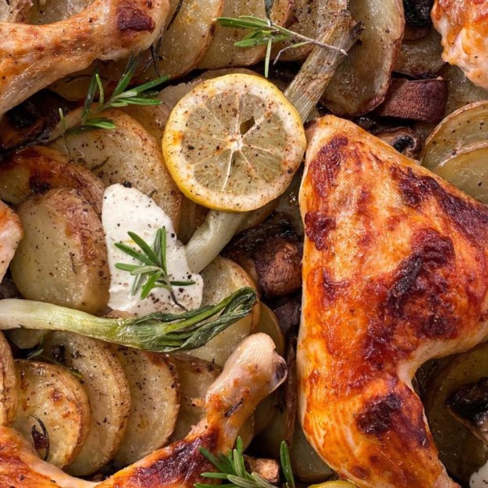 Φιλέτο κοτόπουλο με πατάτες