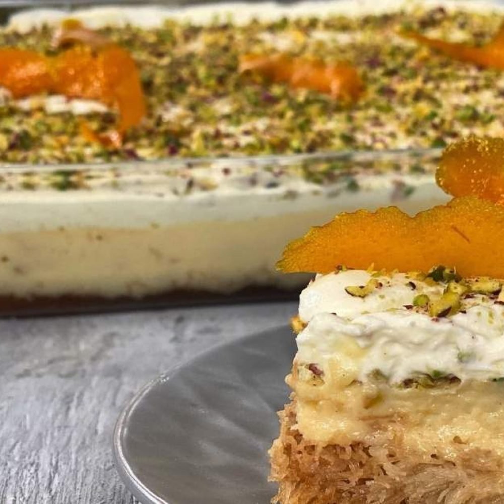 εκμέκ με κρέμα πορτοκαλιού