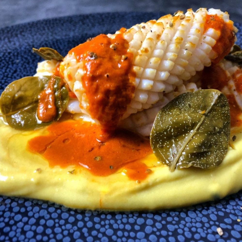 καλμάρι με φάβα